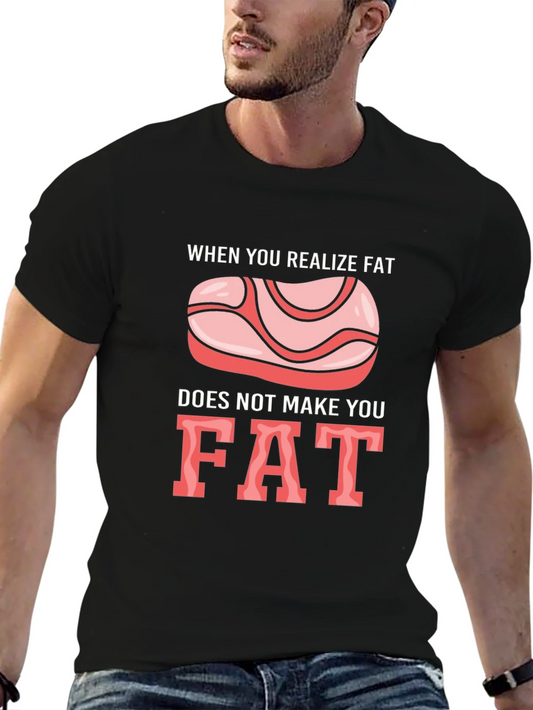 Rebbecca Funny Fat T-Shirt - Dietary Humor Tee