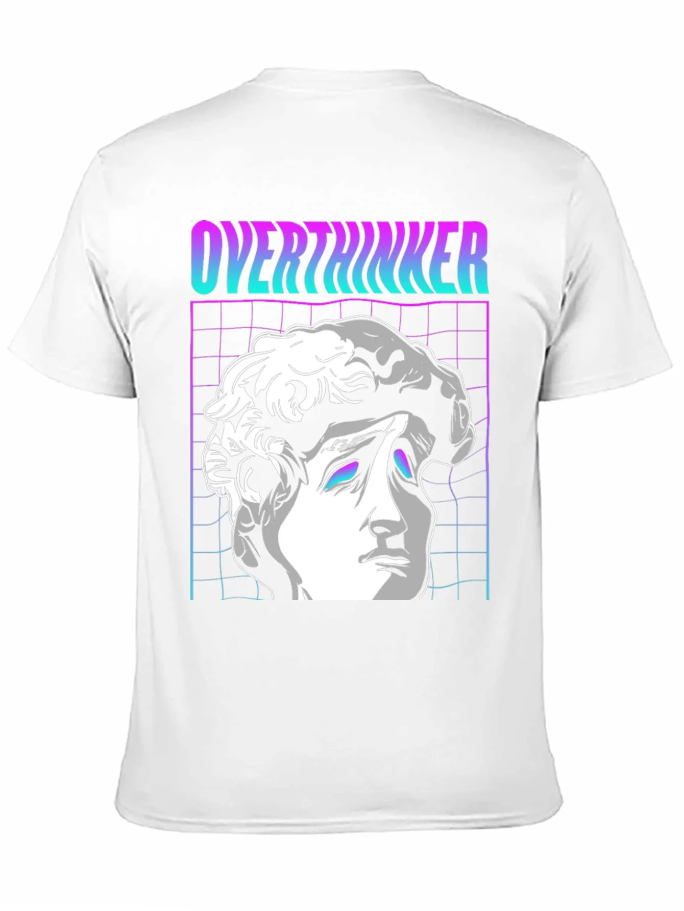 Rebbecca Overthinker Vaporwave T-Shirt - Aesthetic Design