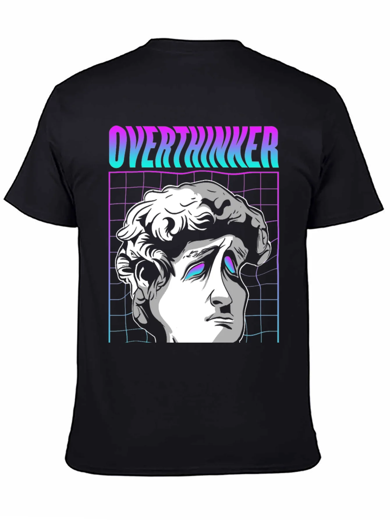 Rebbecca Overthinker Vaporwave T-Shirt - Aesthetic Design