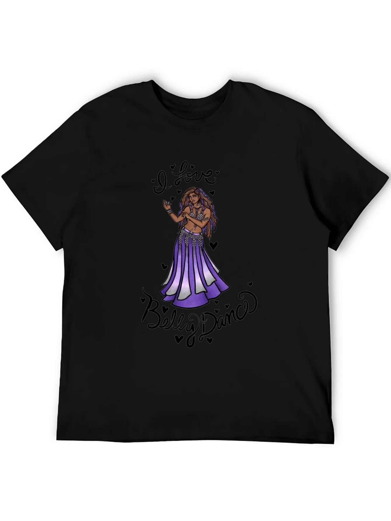 Rebbecca I Love Belly Dance Black T-Shirt
