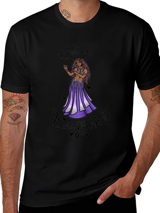 Rebbecca I Love Belly Dance Black T-Shirt