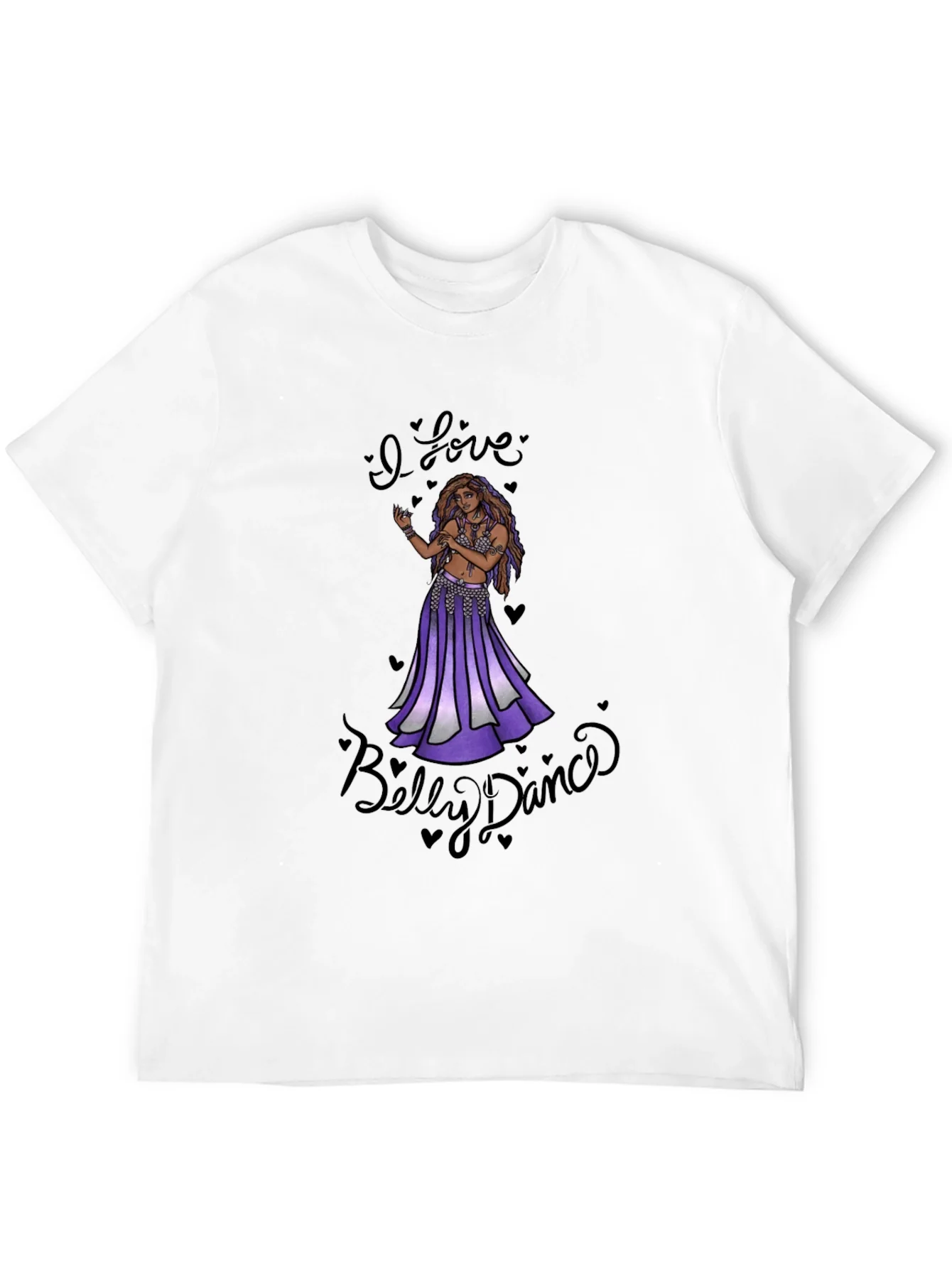 Rebbecca I Love Belly Dance Black T-Shirt