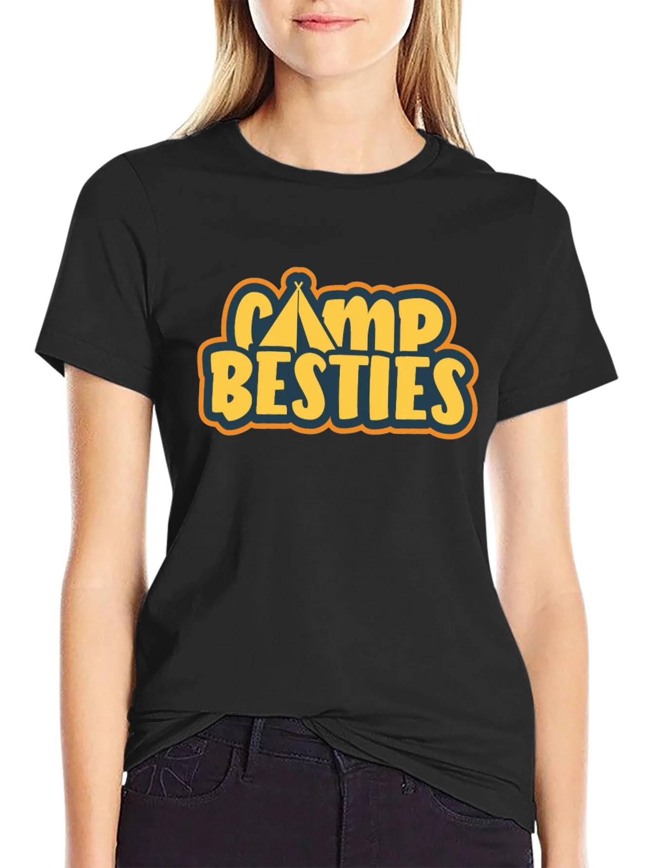 Camiseta Negra Camp Besties