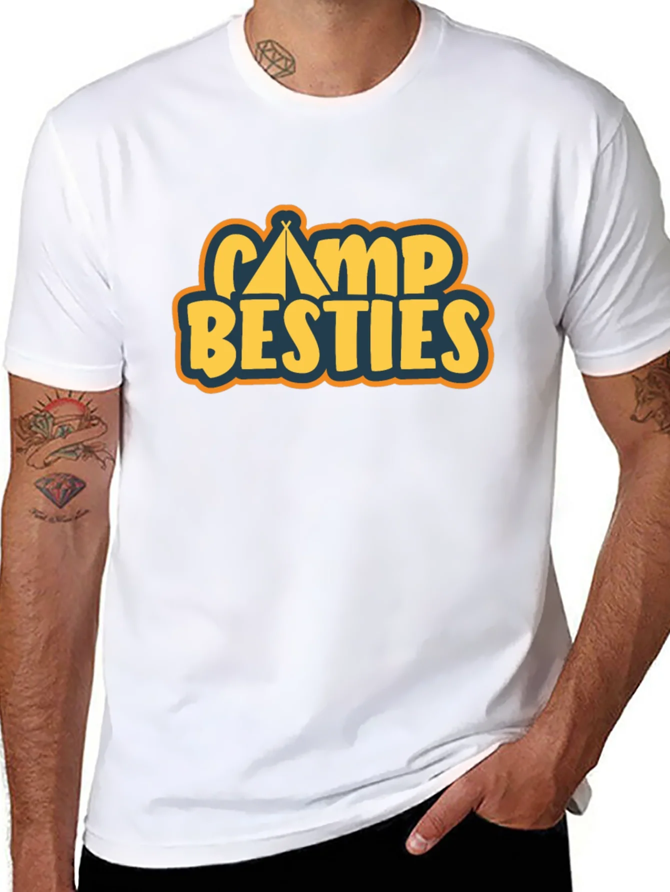 Camiseta Negra Camp Besties
