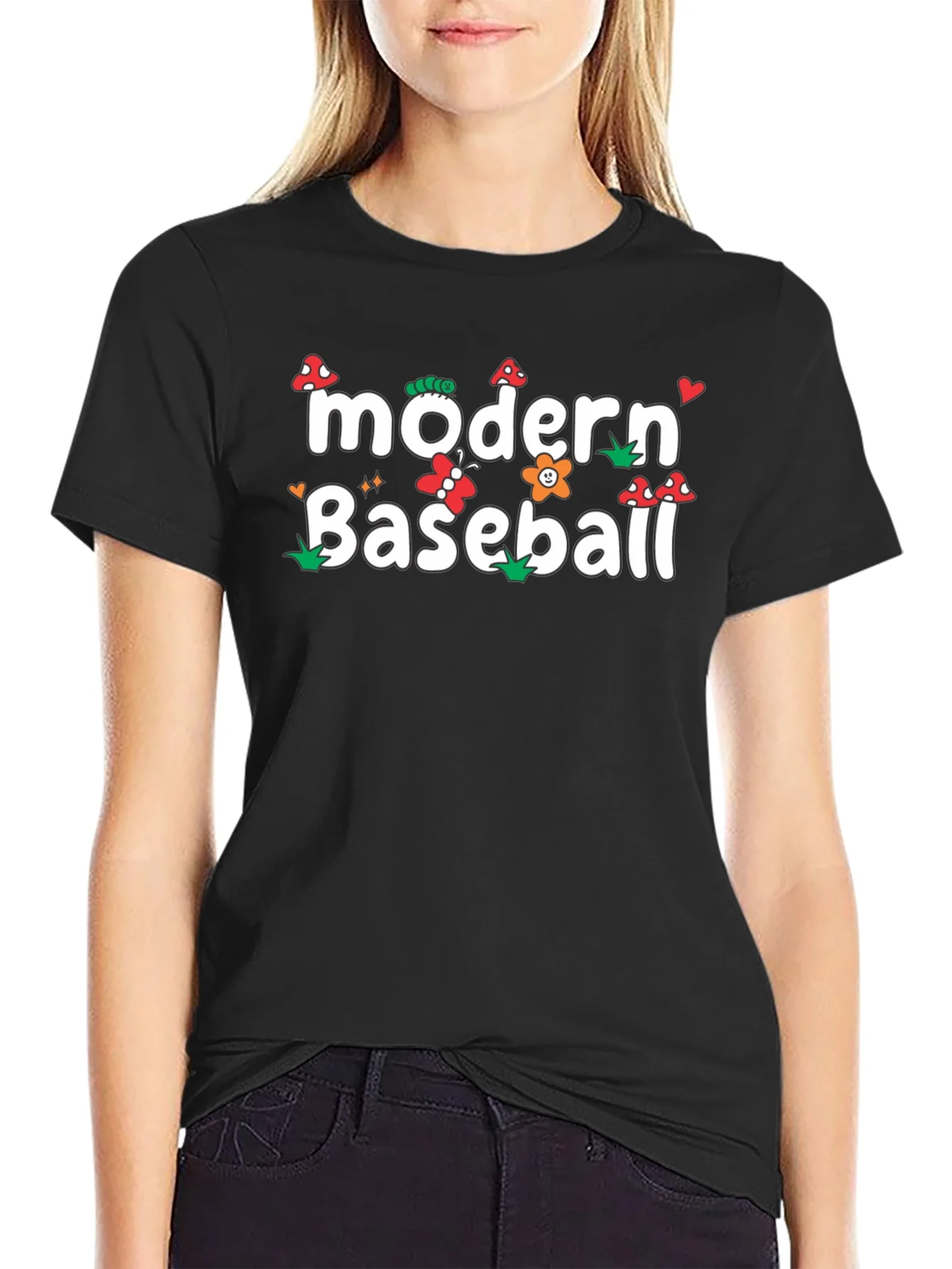 Rebbecca Modern Baseball Graphic Tee