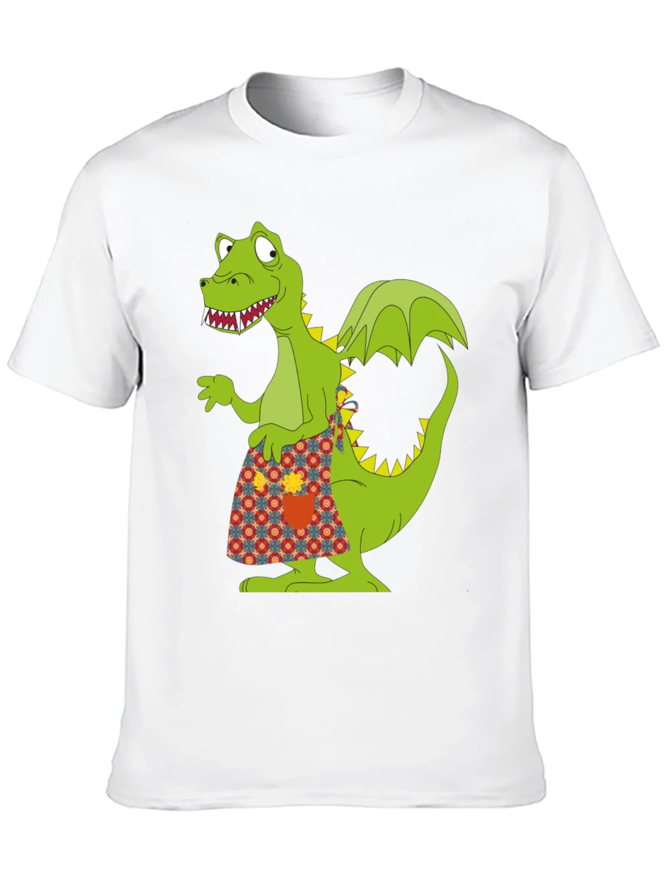 Rebbecca Funny Dragon Graphic Tee - Quirky Black T-Shirt
