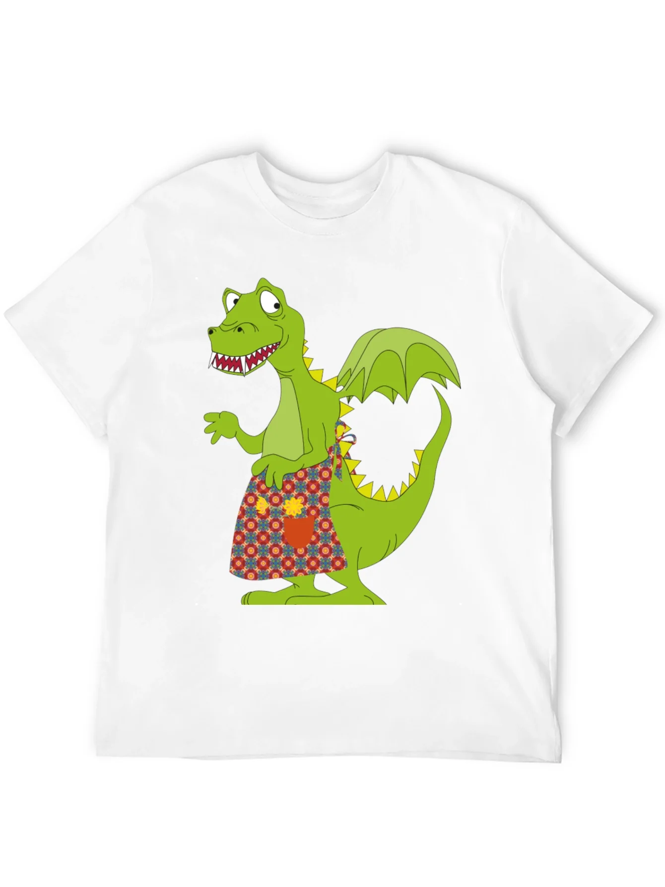 Rebbecca Funny Dragon Graphic Tee - Quirky Black T-Shirt