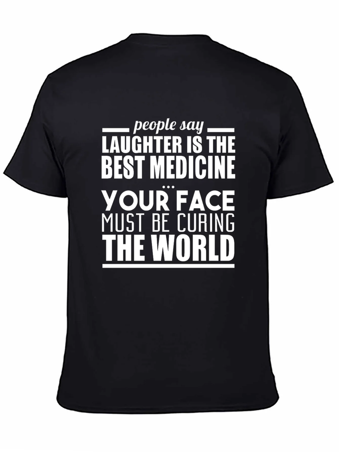 Rebbecca Humorous T-Shirt: Laughter is the Best Medicine