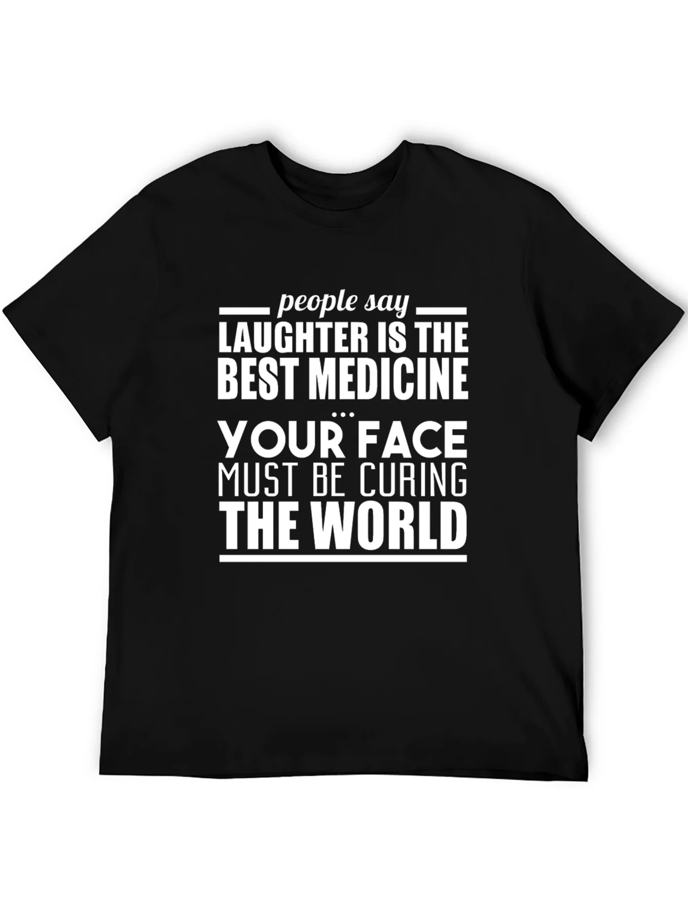 Rebbecca Humorous T-Shirt: Laughter is the Best Medicine
