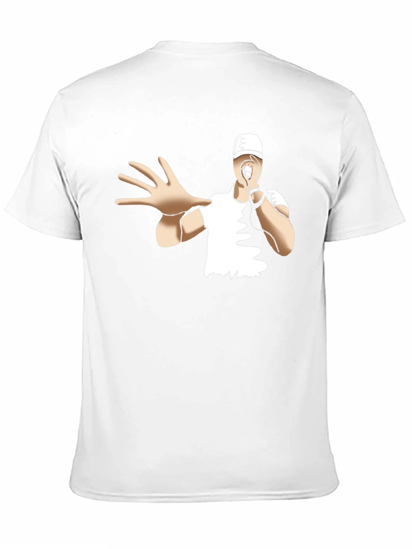 Rebbecca Cool Cartoon Rapper Black T-Shirt