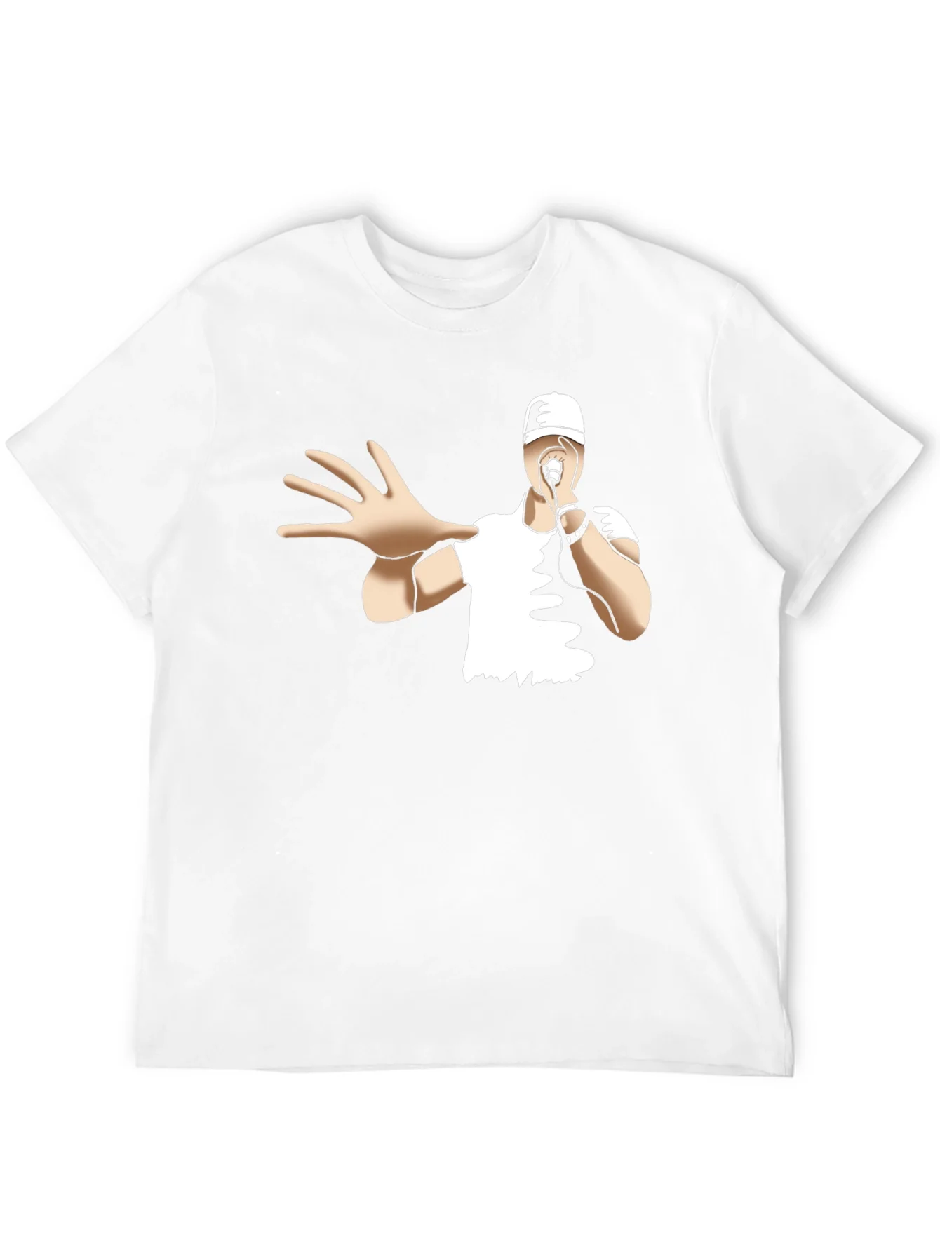 Rebbecca Cool Cartoon Rapper Black T-Shirt