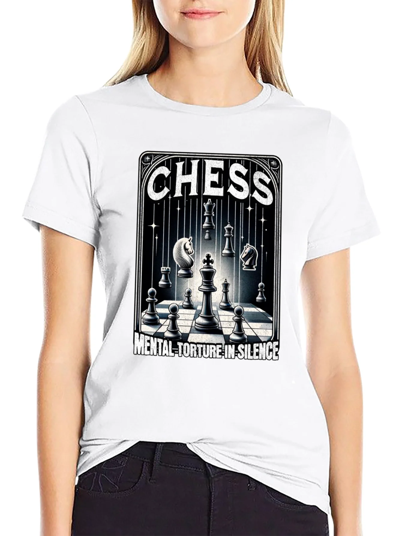 Rebbecca Chess Mental Torture Black T-Shirt
