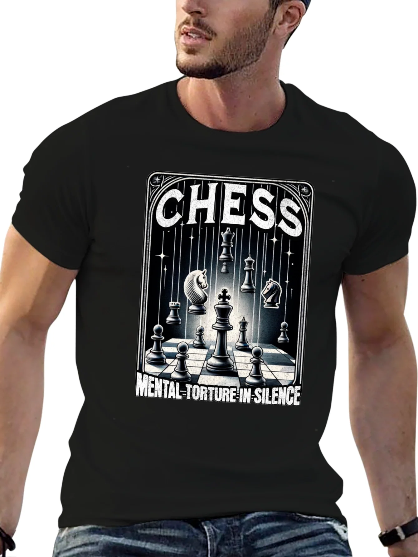 Rebbecca Chess Mental Torture Black T-Shirt