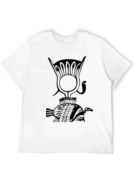 Rebbecca Egyptian Hieroglyph Black T-Shirt