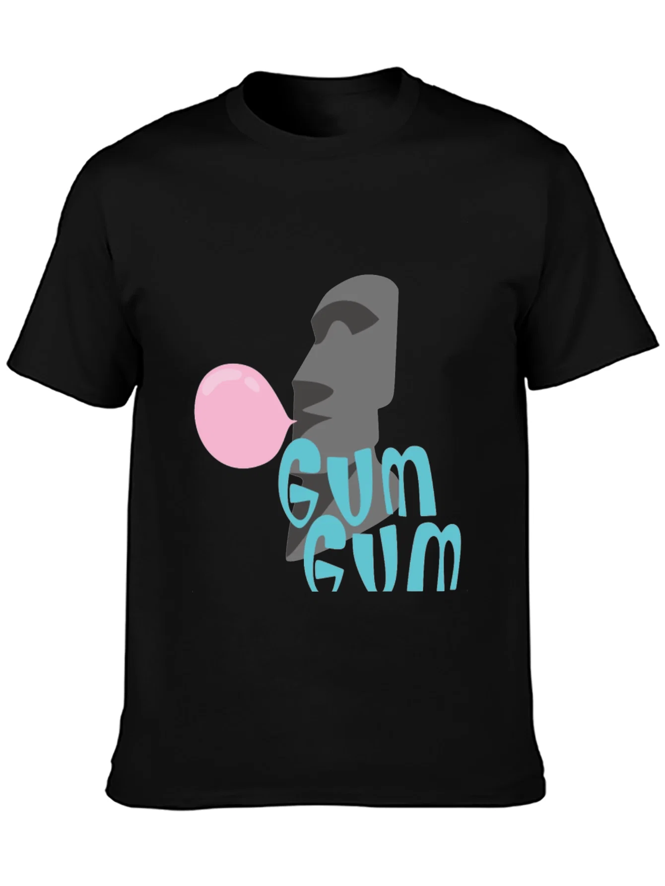 Rebbecca Moai Gum T-Shirt - Bubblegum Fun!