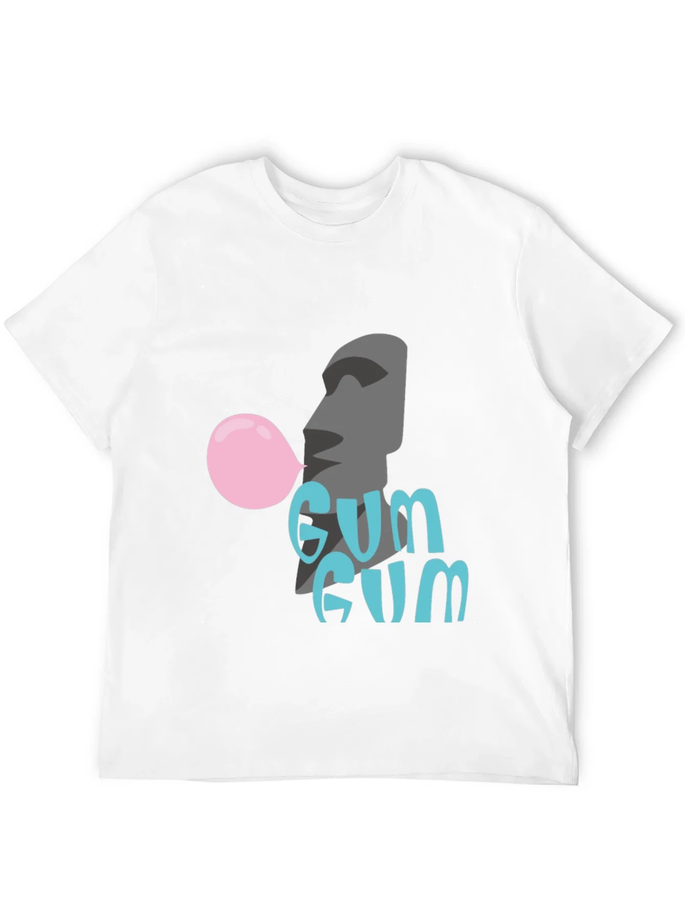 Rebbecca Moai Gum T-Shirt - Bubblegum Fun!
