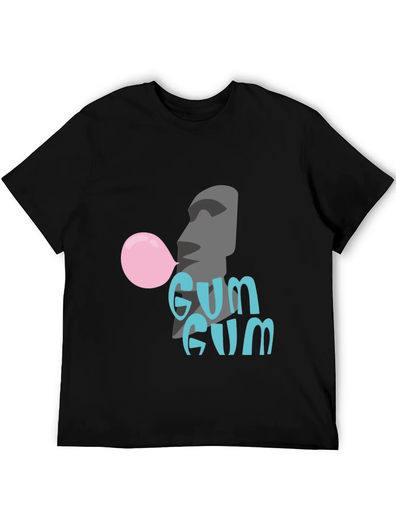 Rebbecca Moai Gum T-Shirt - Bubblegum Fun!