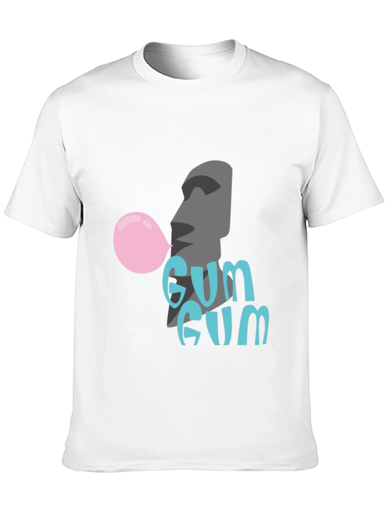 Rebbecca Moai Gum T-Shirt - Bubblegum Fun!