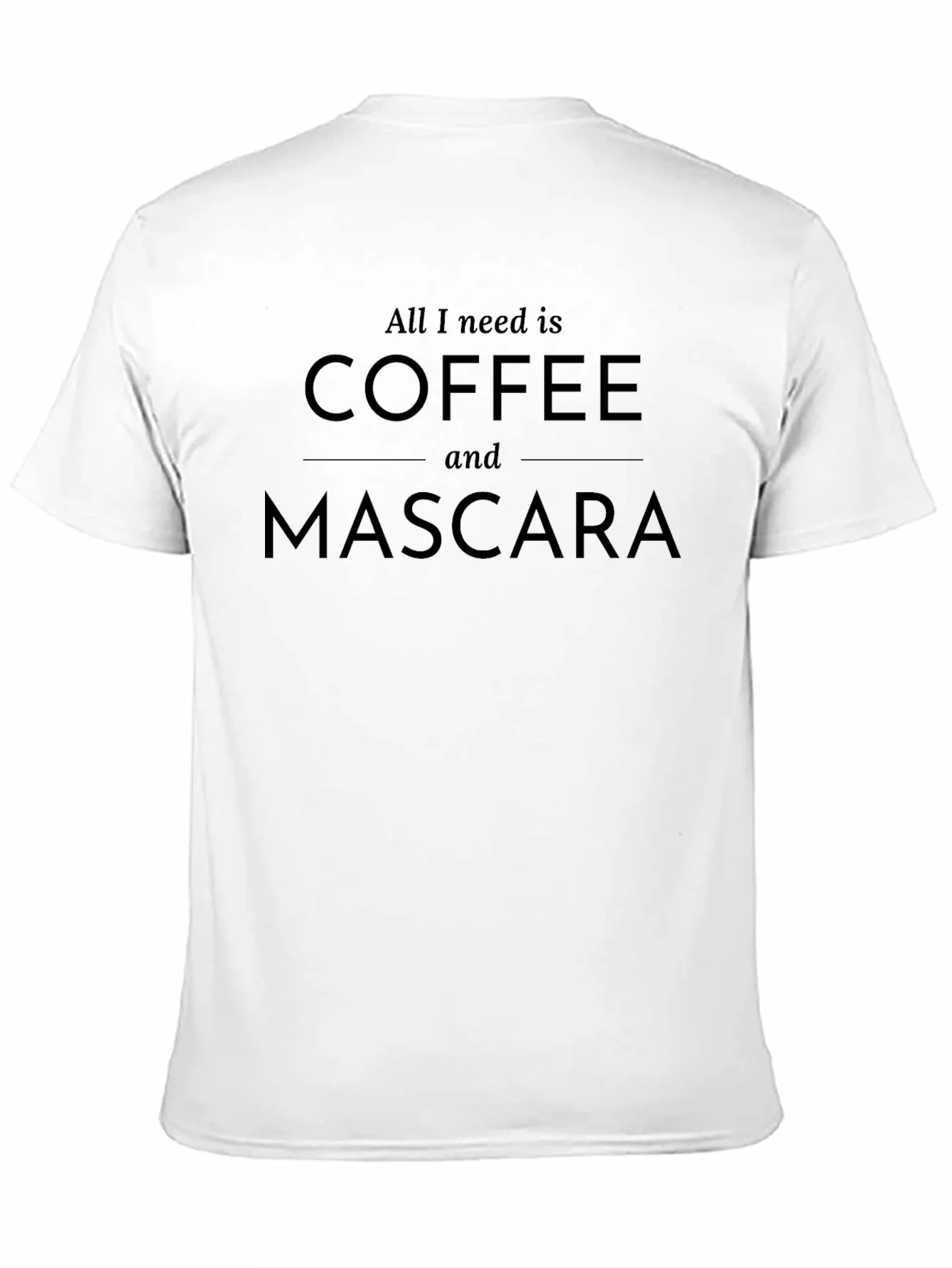 Camiseta Negra: Caf¨¦ y M¨¢scara