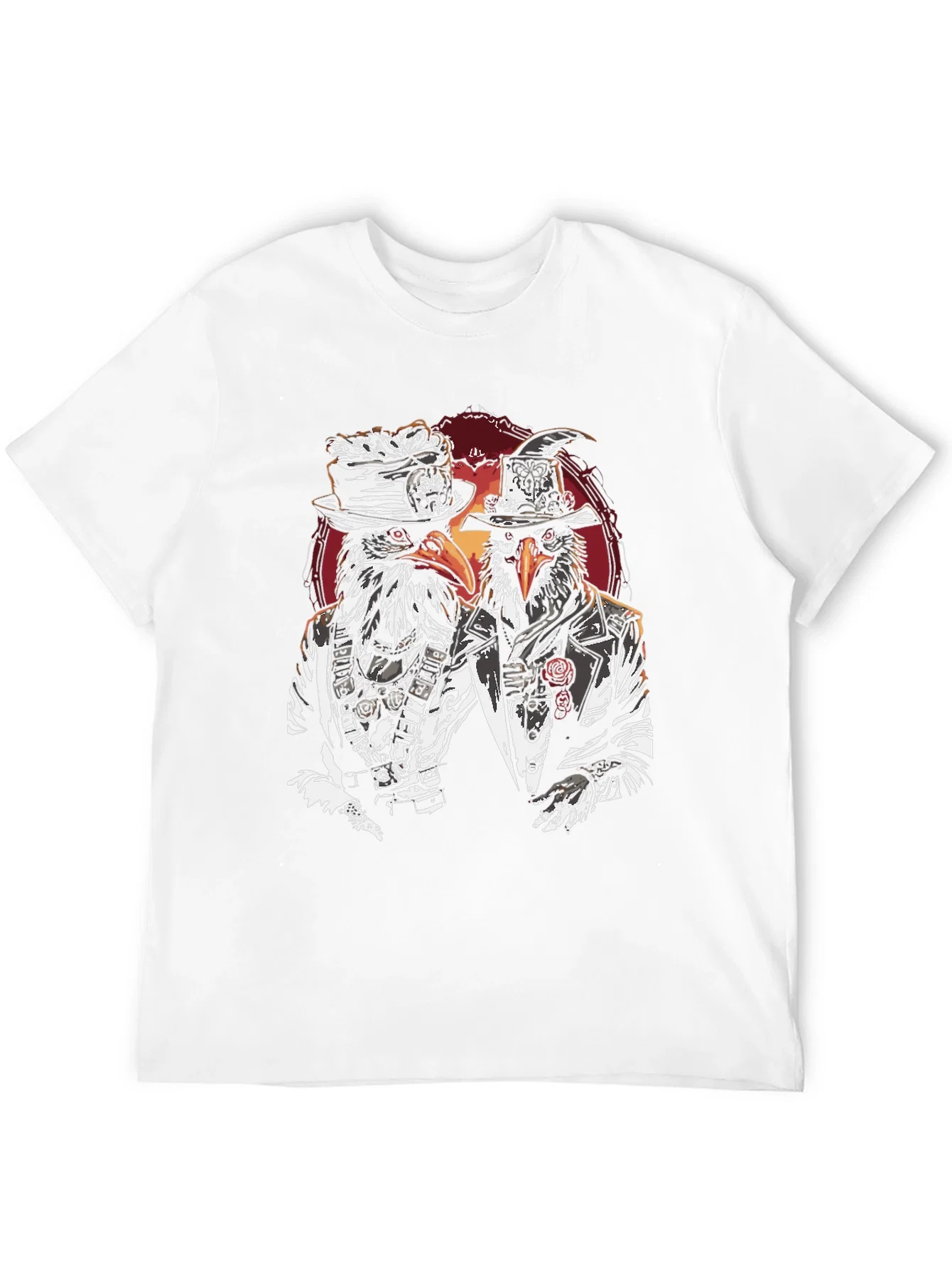 Rebbecca Steampunk Bird Duo T-Shirt