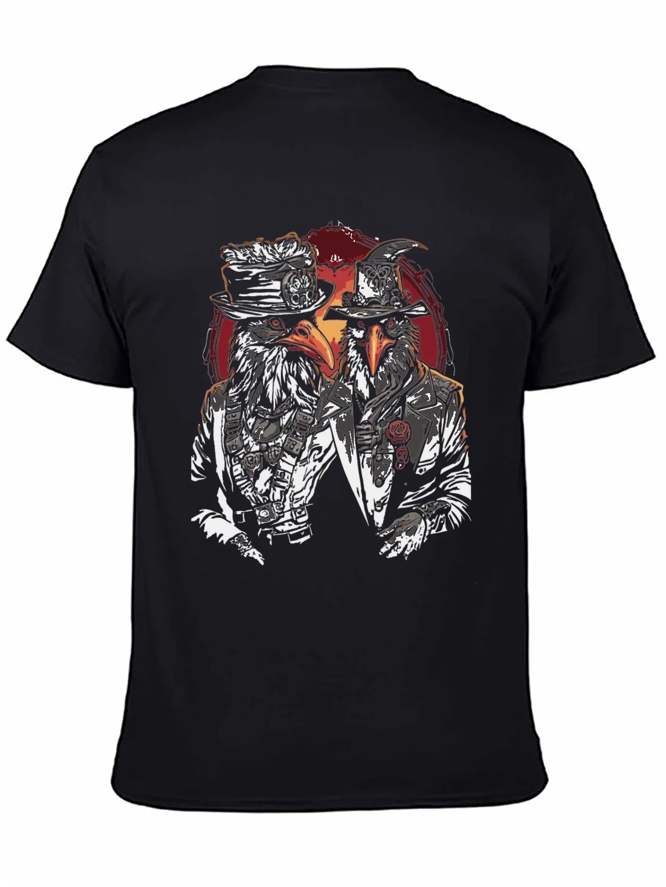 Rebbecca Steampunk Bird Duo T-Shirt