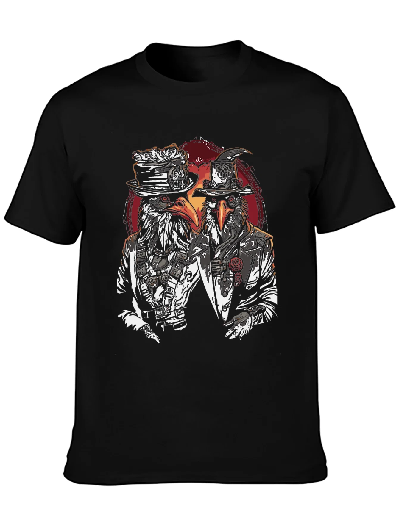 Rebbecca Steampunk Bird Duo T-Shirt