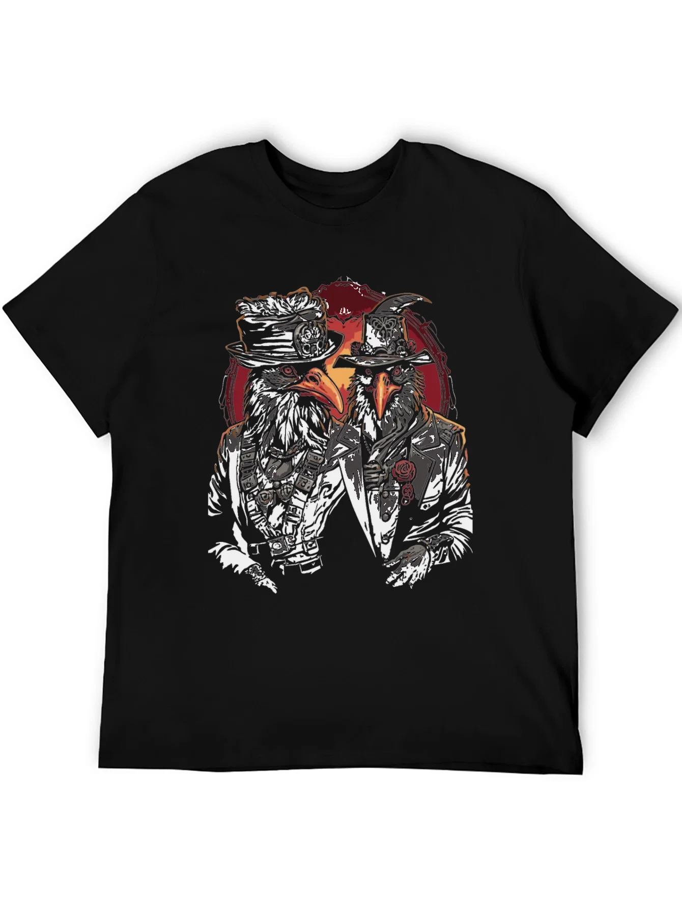 Rebbecca Steampunk Bird Duo T-Shirt