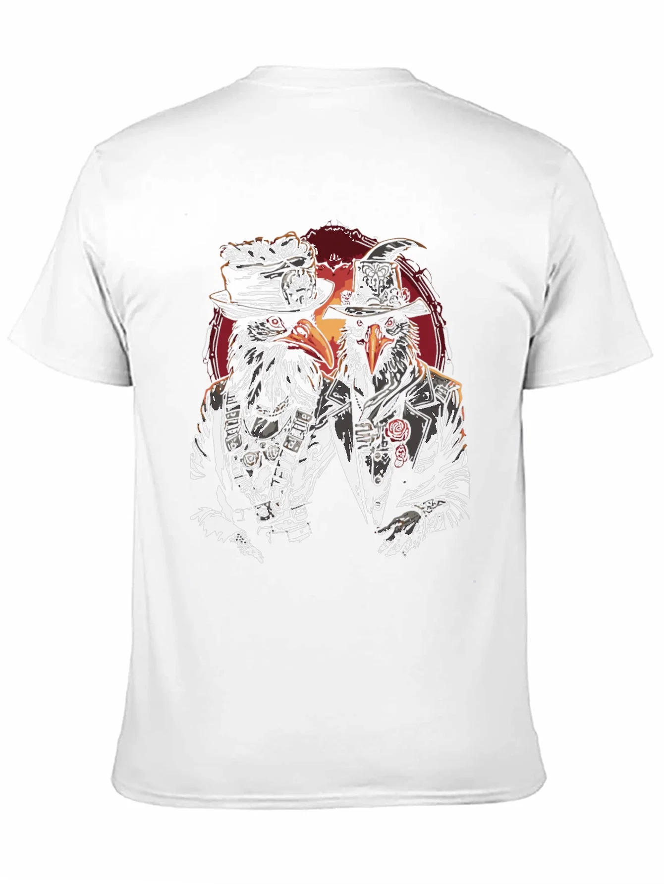Rebbecca Steampunk Bird Duo T-Shirt