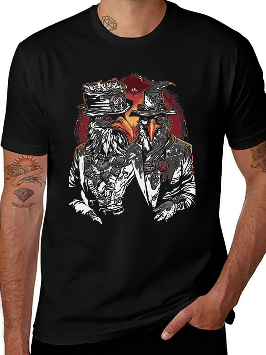 Rebbecca Steampunk Bird Duo T-Shirt
