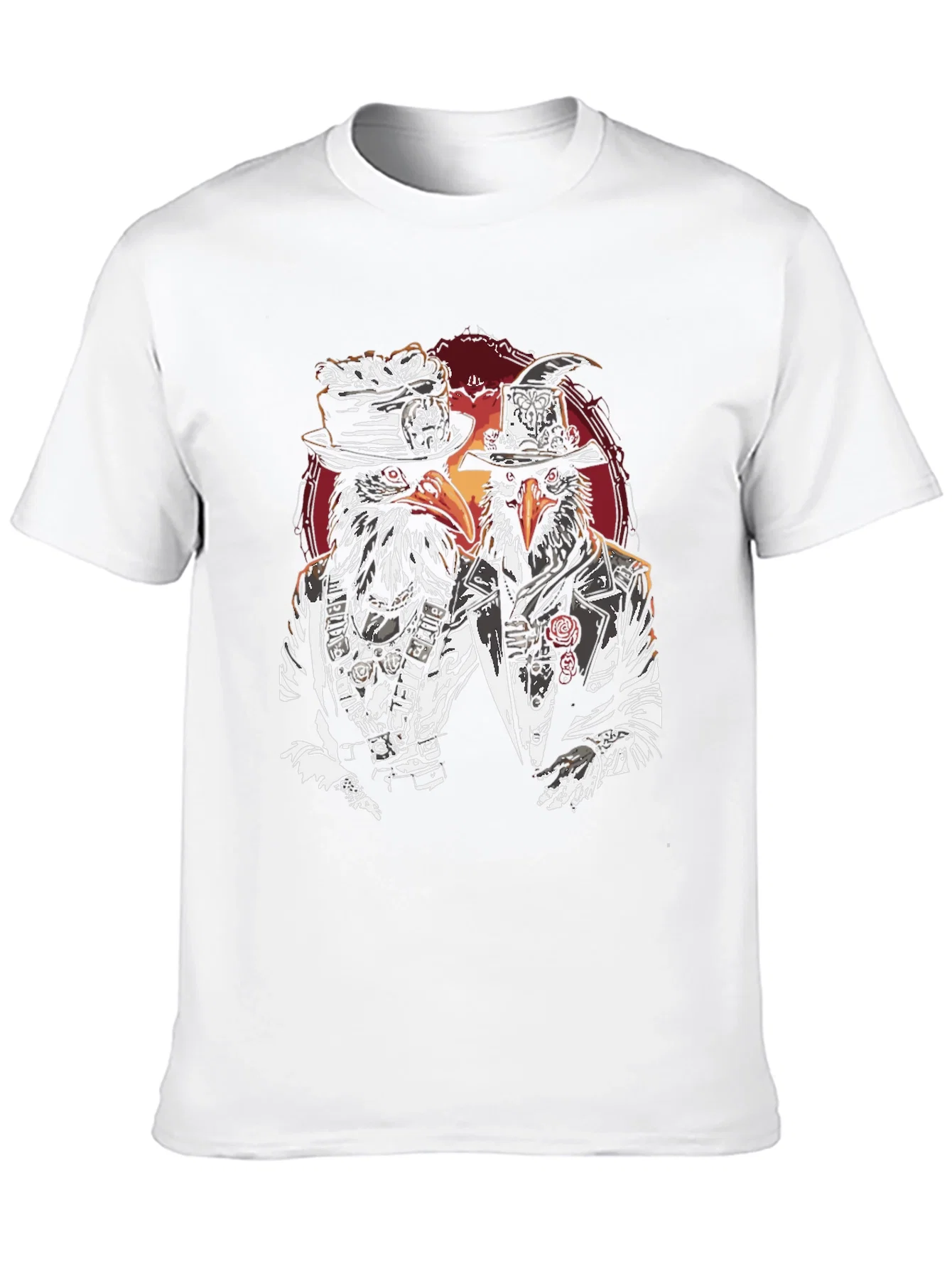 Rebbecca Steampunk Bird Duo T-Shirt