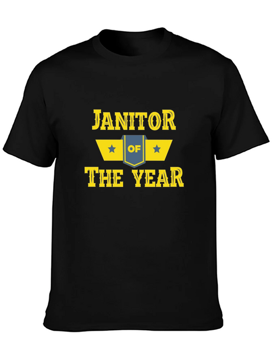 Rebbecca Janitor of the Year Graphic Tee - Black