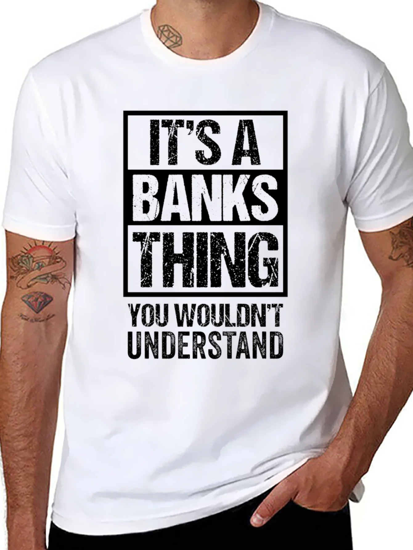 Camiseta Negra Es Cosa de Banks