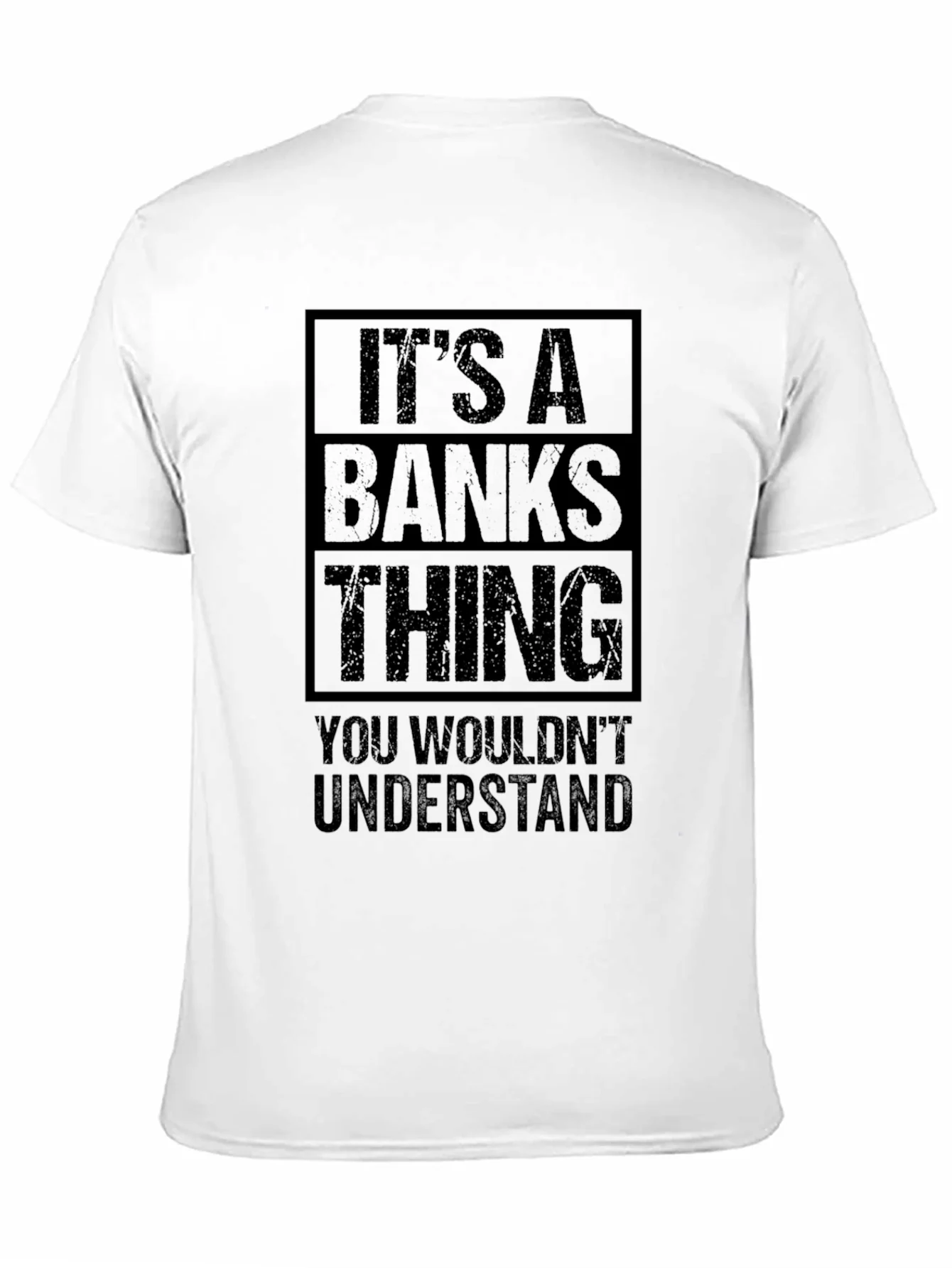 Camiseta Negra Es Cosa de Banks