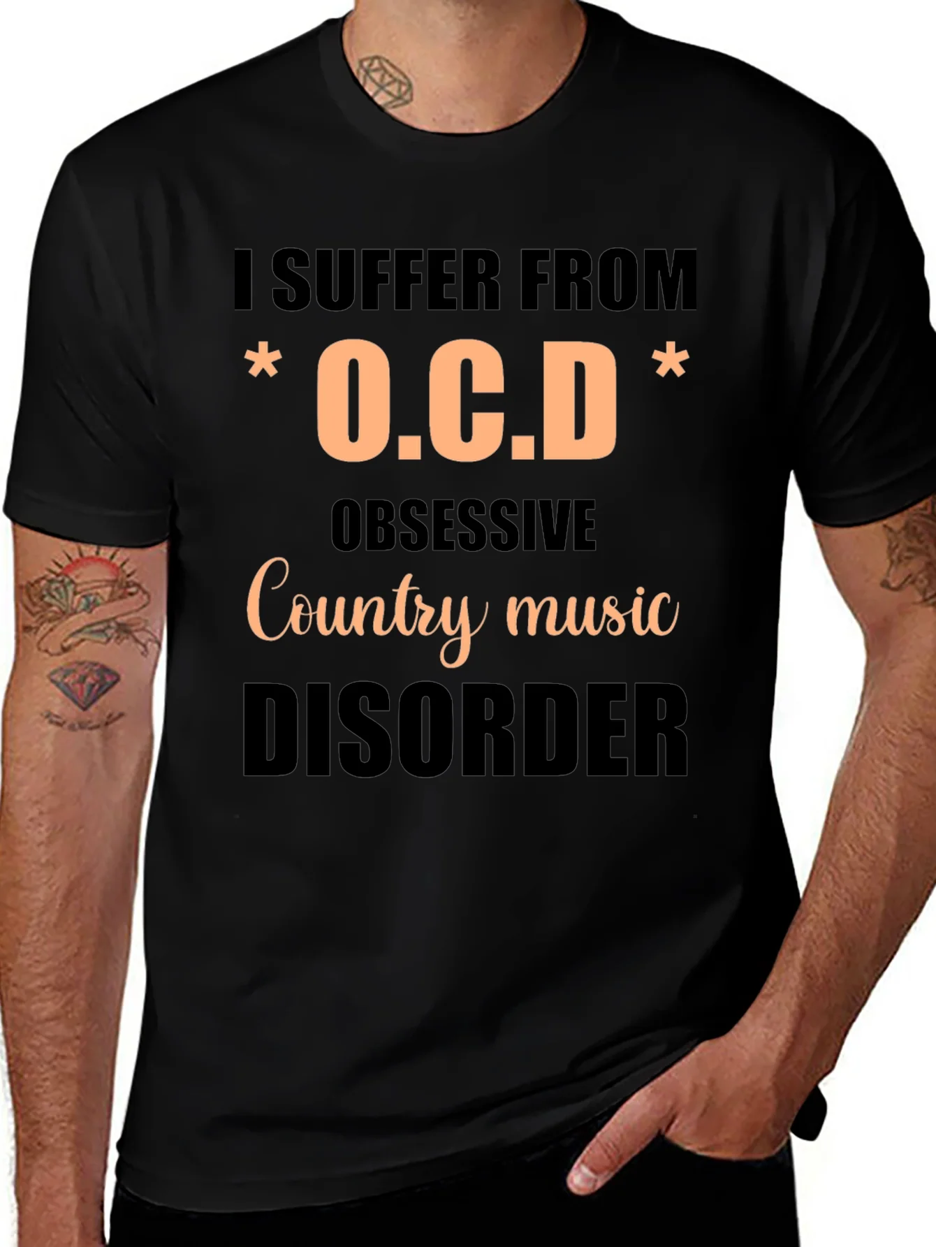 Rebbecca Funny Country Music Disorder T-Shirt