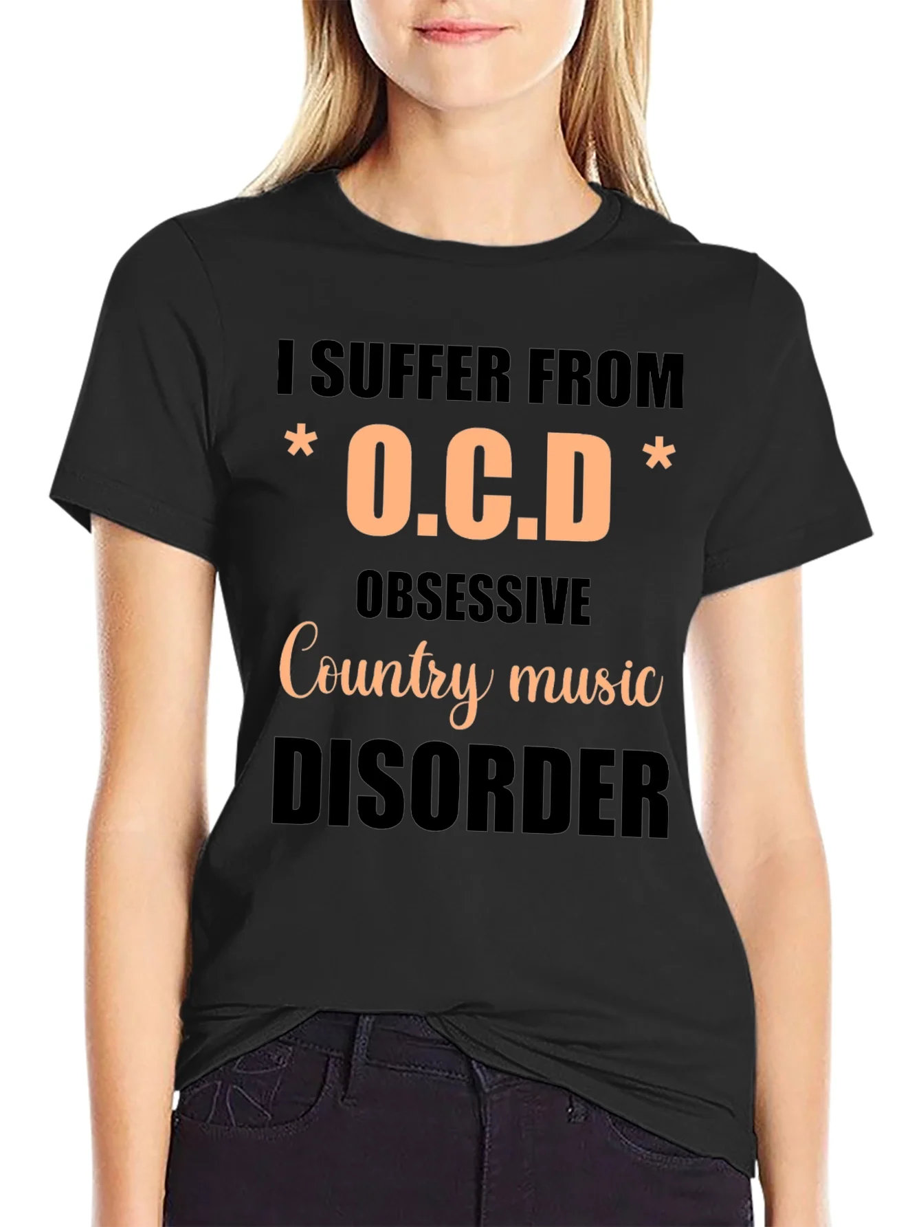 Rebbecca Funny Country Music Disorder T-Shirt