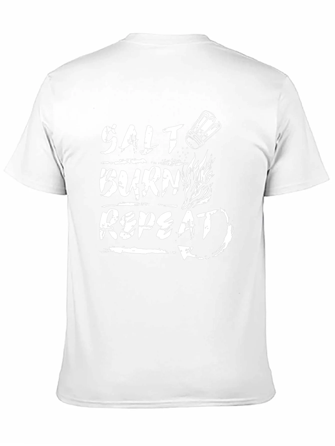 Camiseta Negra Salt Burn Repeat