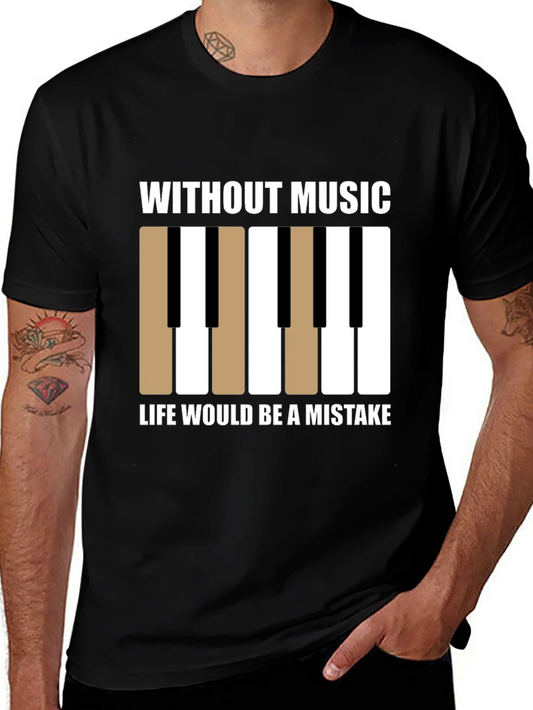 Rebbecca Music Lover T-Shirt - Life Without Music is a Mistake