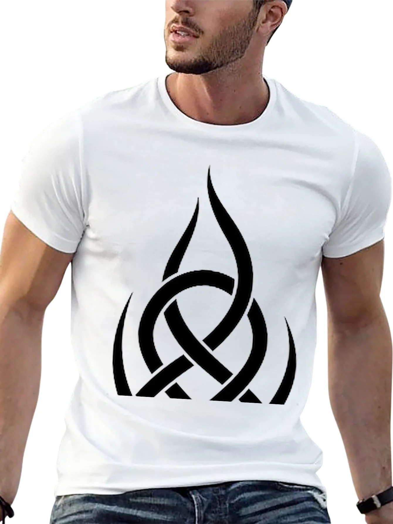 Rebbecca Celtic Knot Graphic T-Shirt - Mens Black Tee