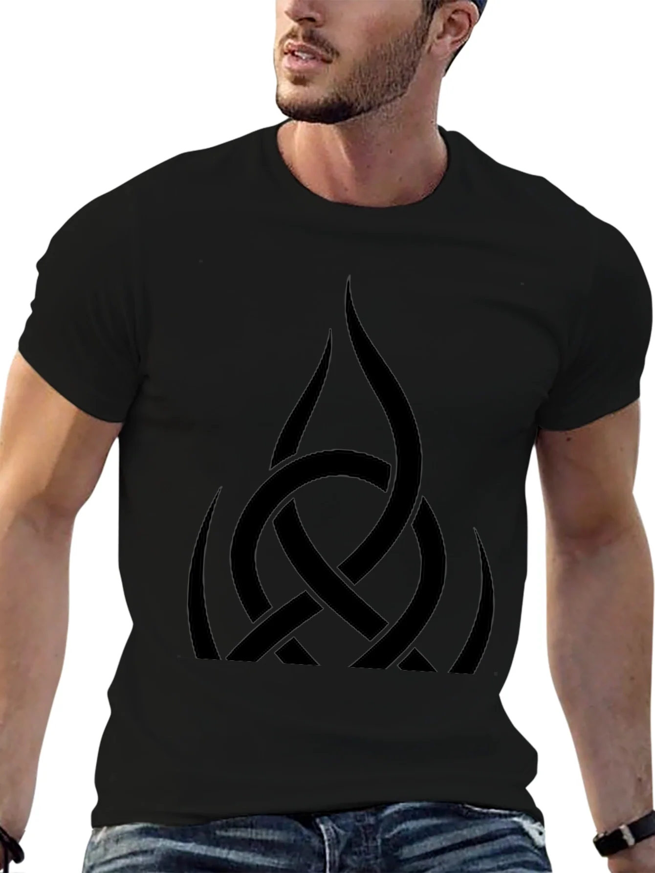 Rebbecca Celtic Knot Graphic T-Shirt - Mens Black Tee