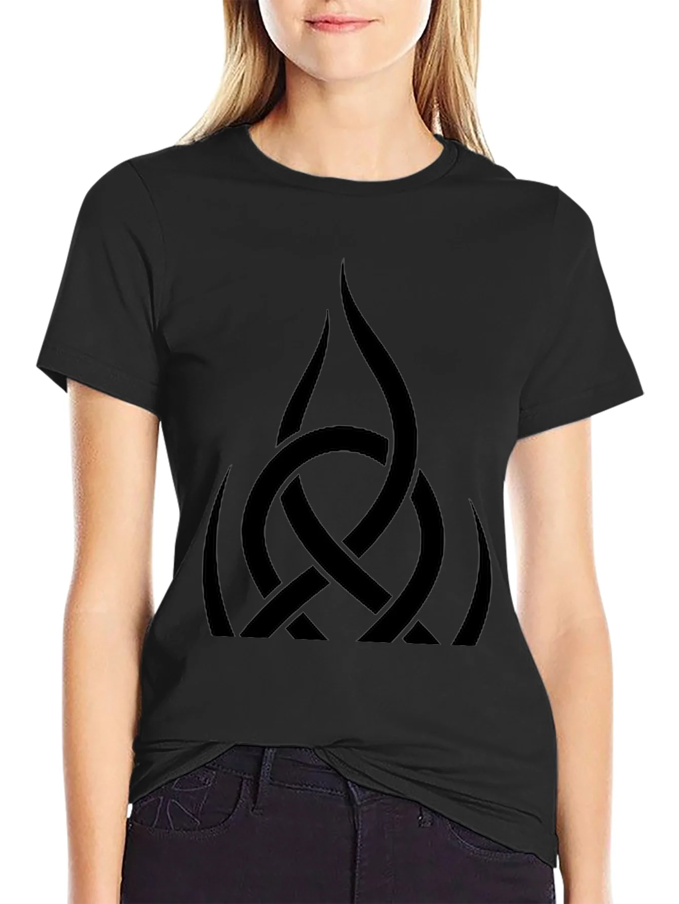Rebbecca Celtic Knot Graphic T-Shirt - Mens Black Tee