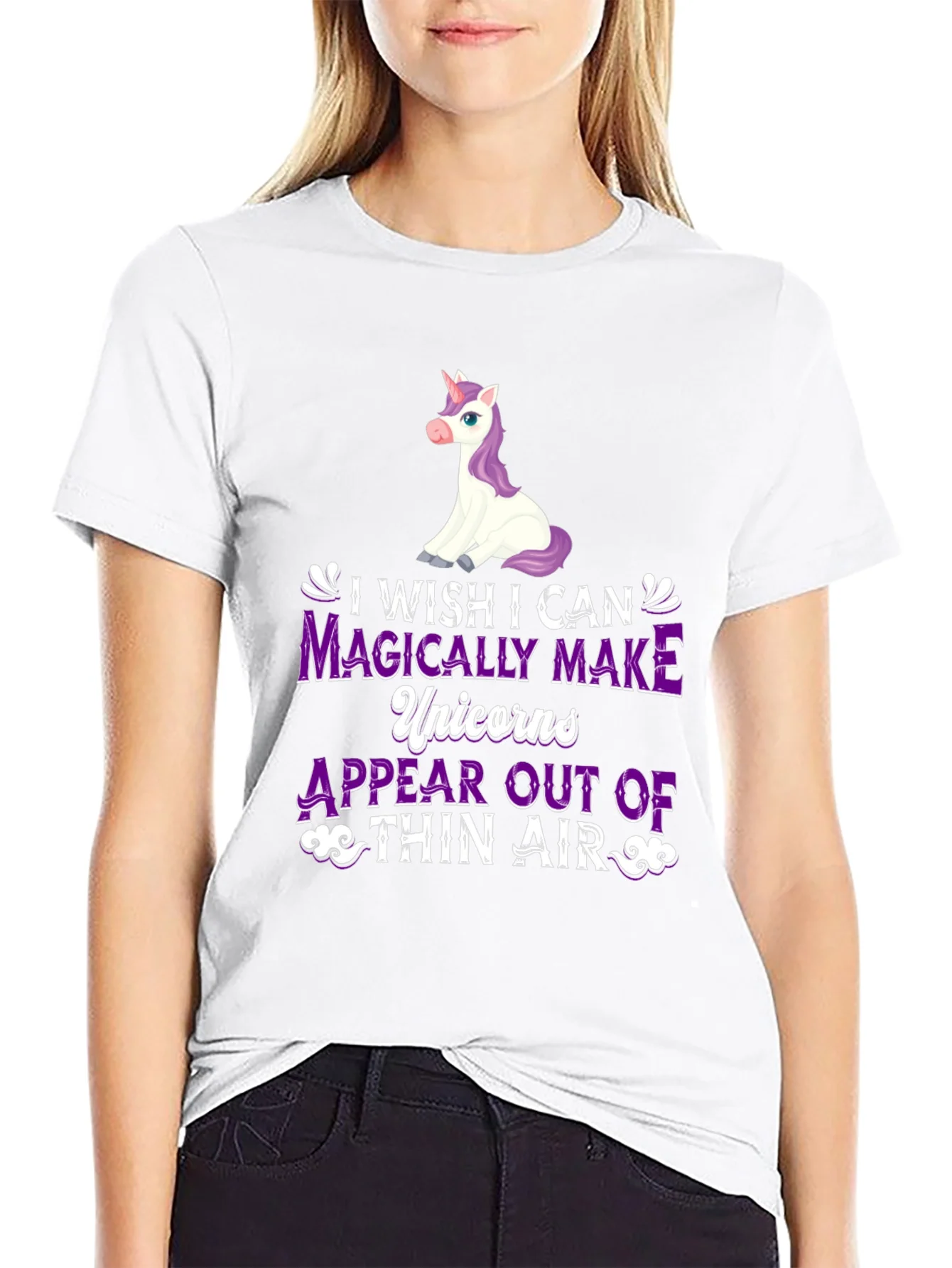 Rebbecca Magical Unicorn Graphic T-Shirt