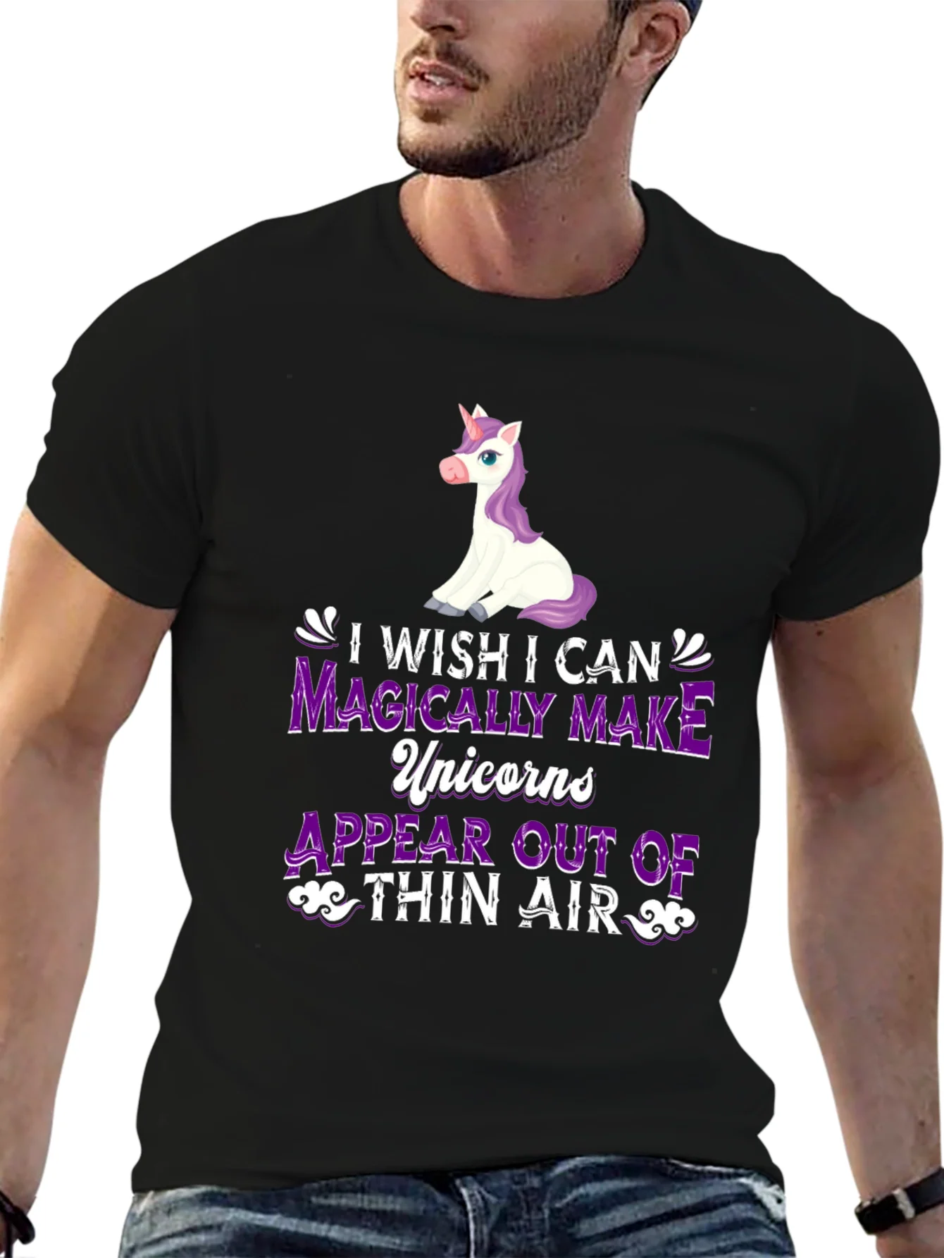 Rebbecca Magical Unicorn Graphic T-Shirt