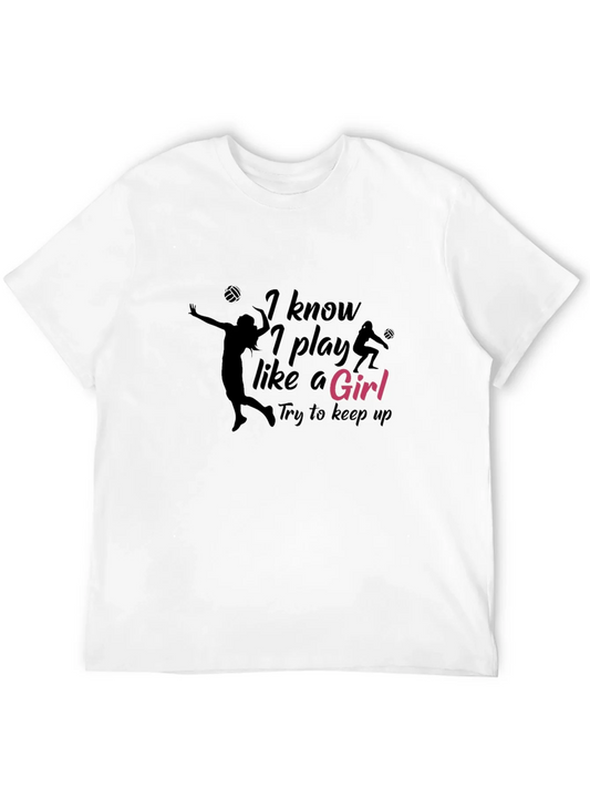Rebbecca I Know I Play Like A Girl T-Shirt