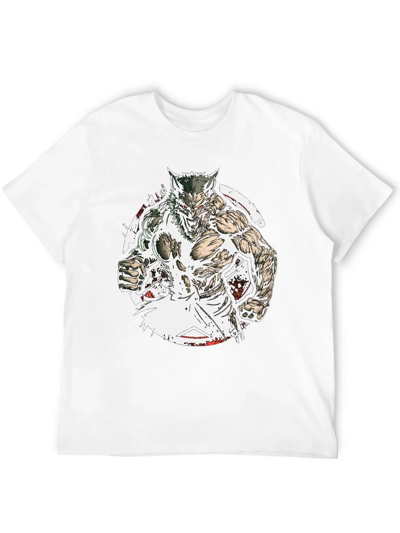Rebbecca Werewolf Graphic Tee - Black Cotton T-Shirt