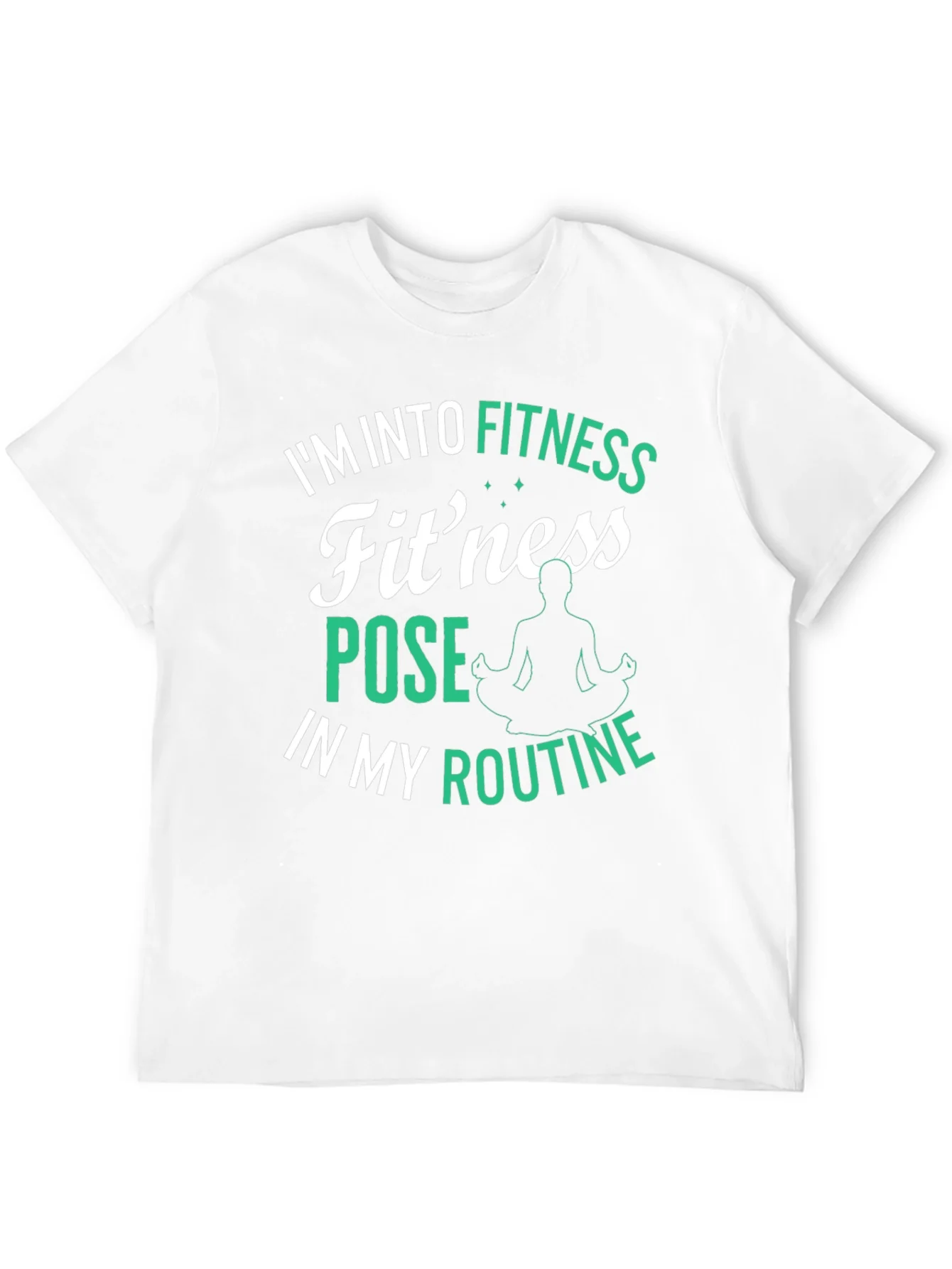 Camiseta Negra Fitness Pose para Entusiastas del Yoga