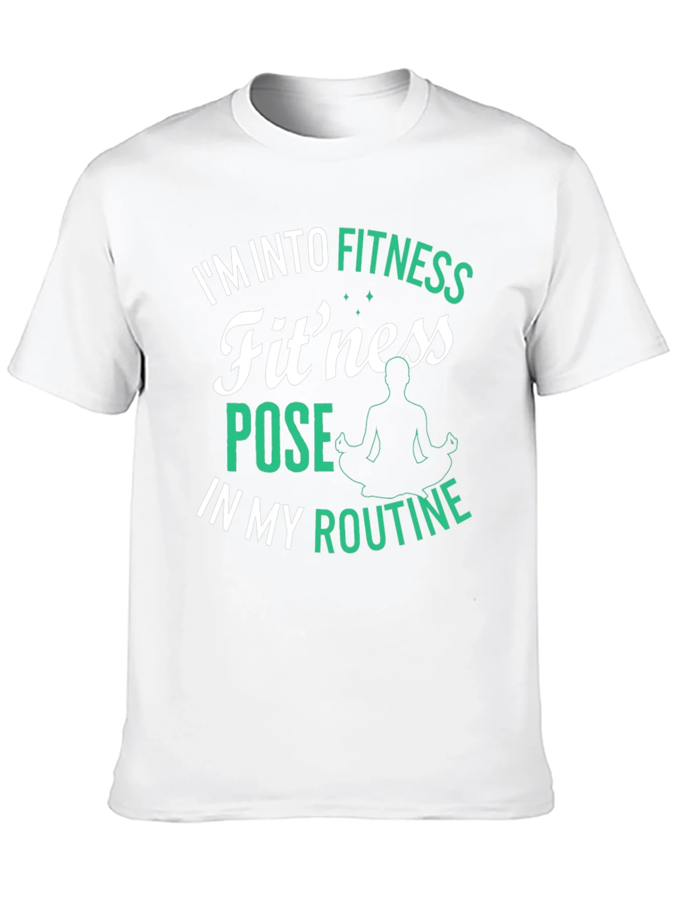 Camiseta Negra Fitness Pose para Entusiastas del Yoga