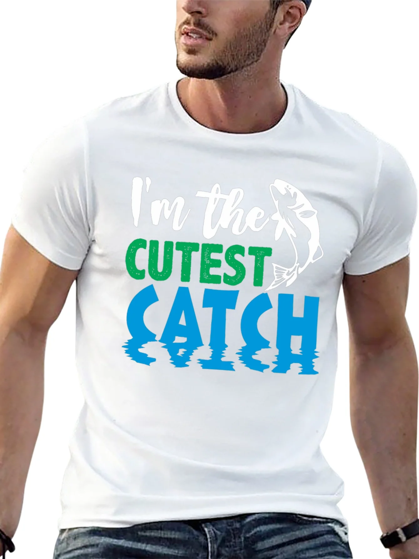 Rebbecca Cutest Catch Fishing T-Shirt - Mens