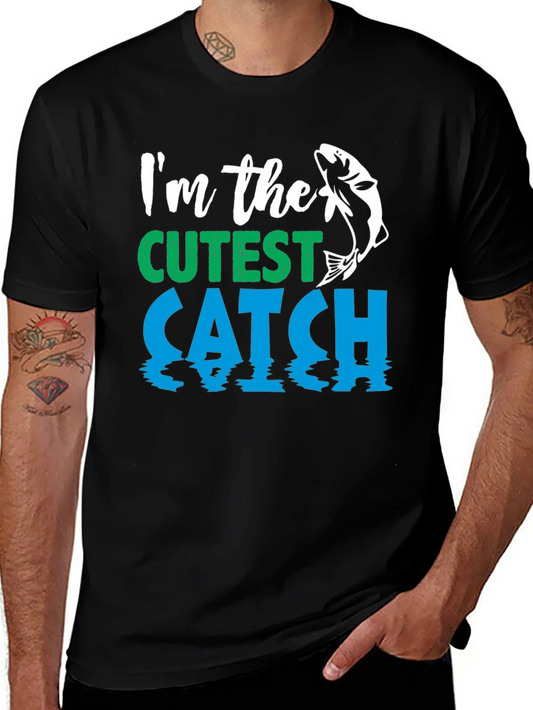 Rebbecca Cutest Catch Fishing T-Shirt - Mens
