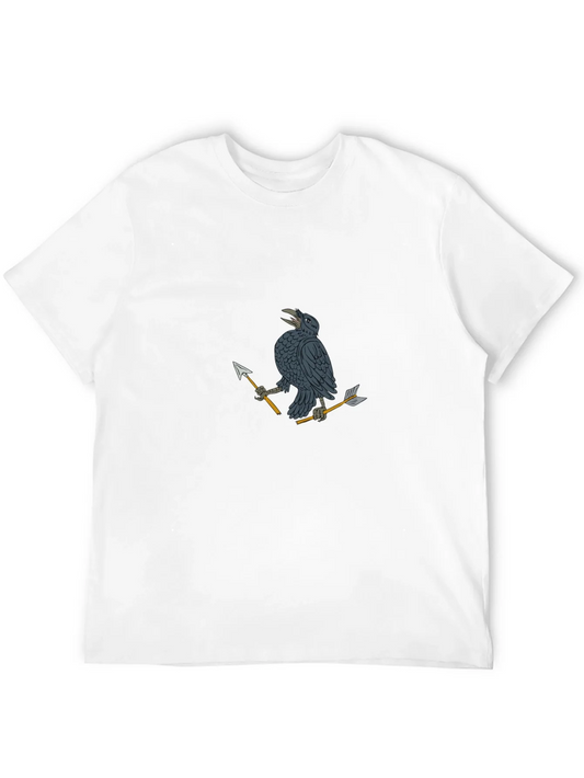Rebbecca Raven & Arrow Graphic Tee - Black Cotton