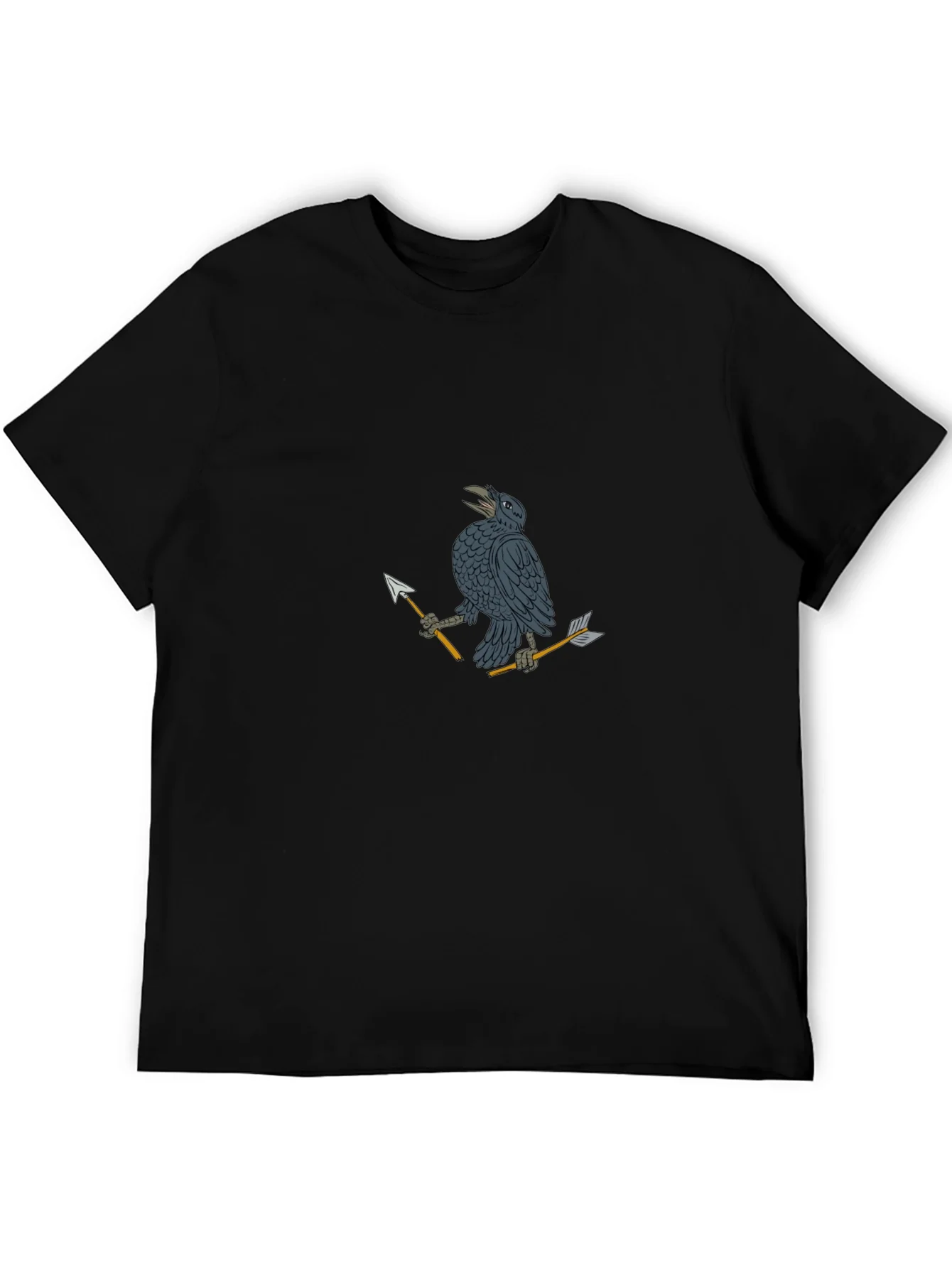 Rebbecca Raven & Arrow Graphic Tee - Black Cotton